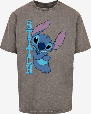 T-Shirt 'Lilo And Stitch - Posing' ABSOLUTE CULT en gris : devant
