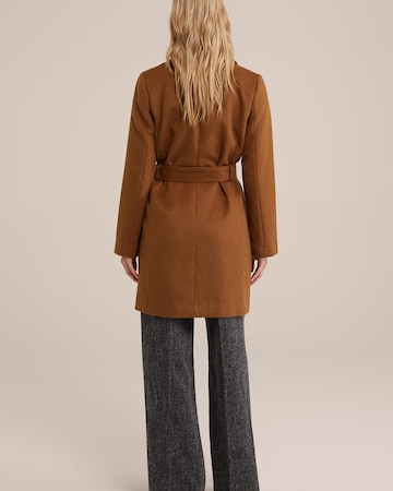 WE Fashion Övergångskappa i brun