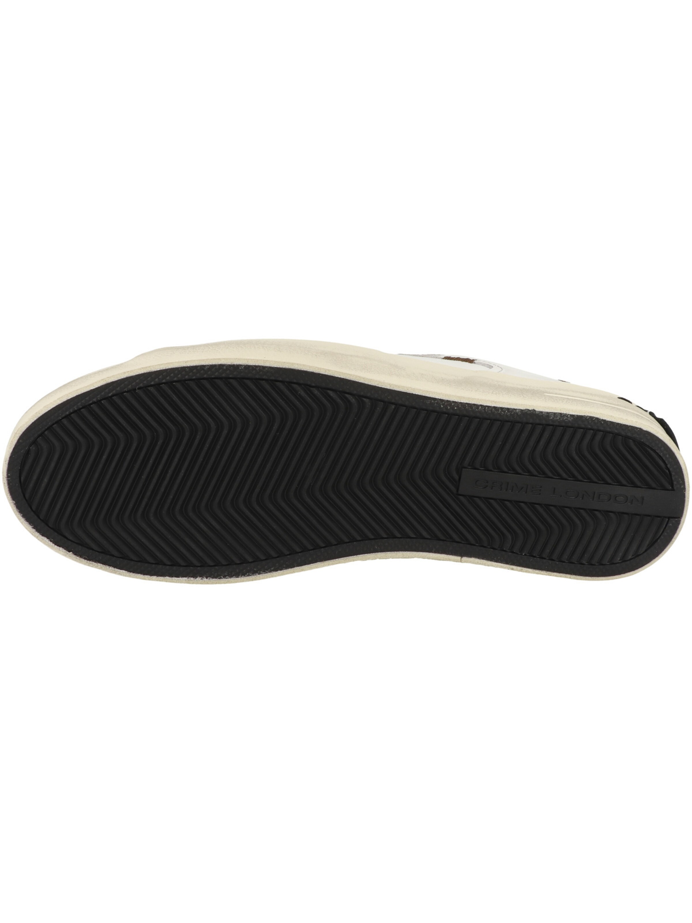 Baskets basses ' SK8 DELUXE ' Crime London en blanc
