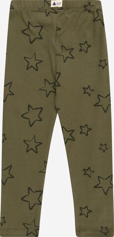 GAP Skinny Legginsy w kolorze zielony