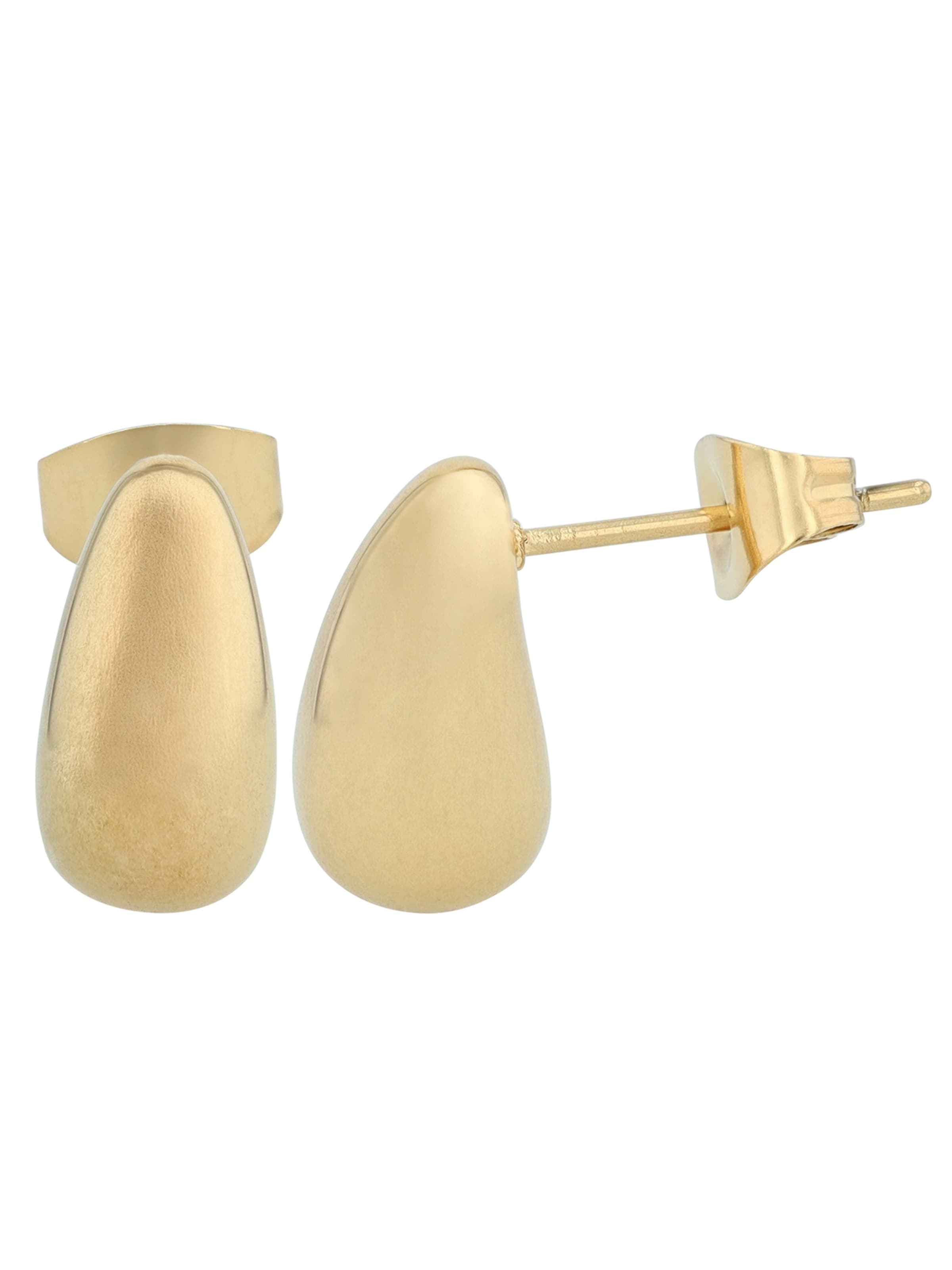 Akzent Earrings 'wasserfest' in Gold: front