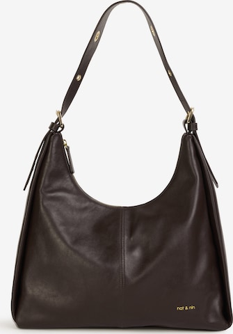 Nat&Nin Olkalaukku 'TINA' värissä ruskea: etupuoli