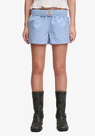 Regular Pantalon Superdry & Co en bleu : devant