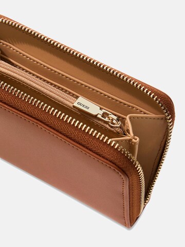 GUESS Wallet 'Janie' in Brown