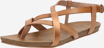 Blowfish Malibu T-bar sandals 'GRANOLA' in Gold: front