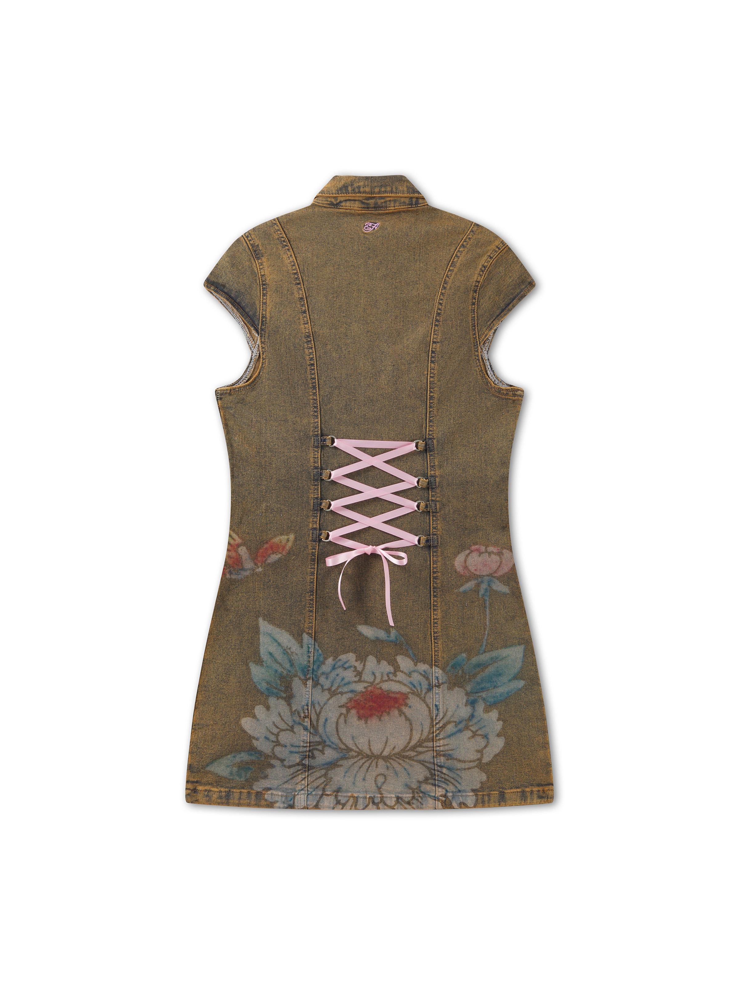 Ed Hardy Kleid in Beige
