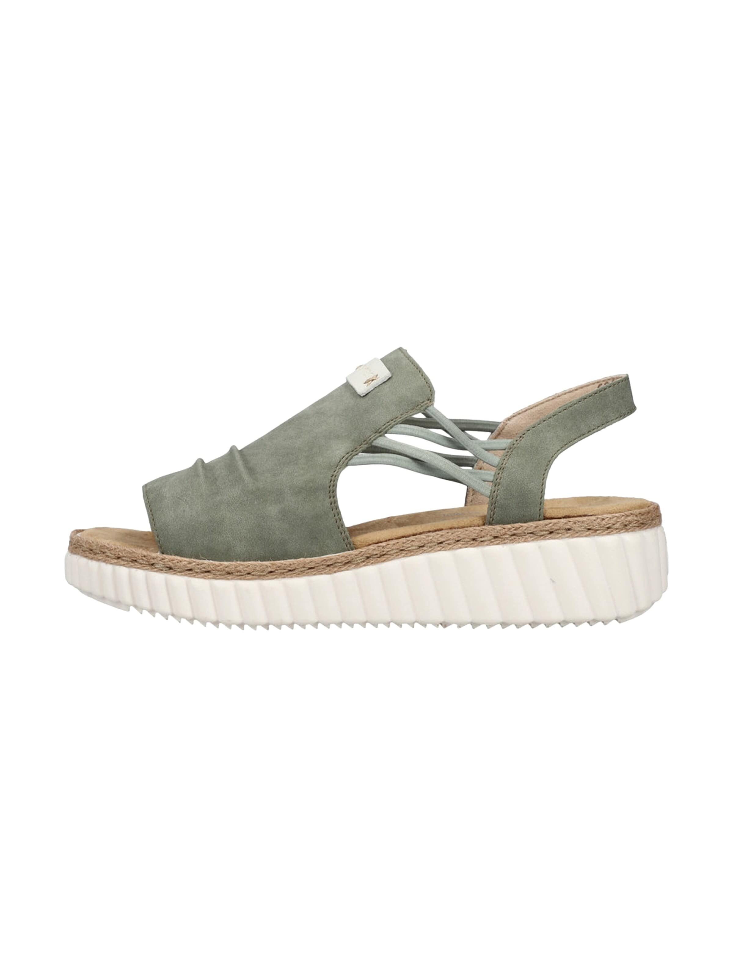 Rieker Sandals in Green: front