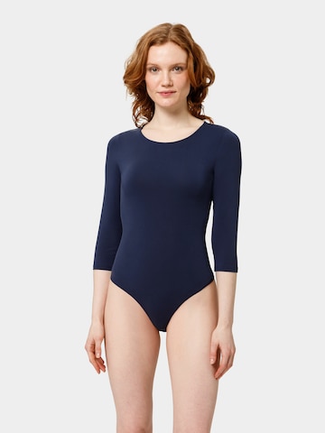 Les Lunes Shirt body 'Alena' in Blauw: voorkant