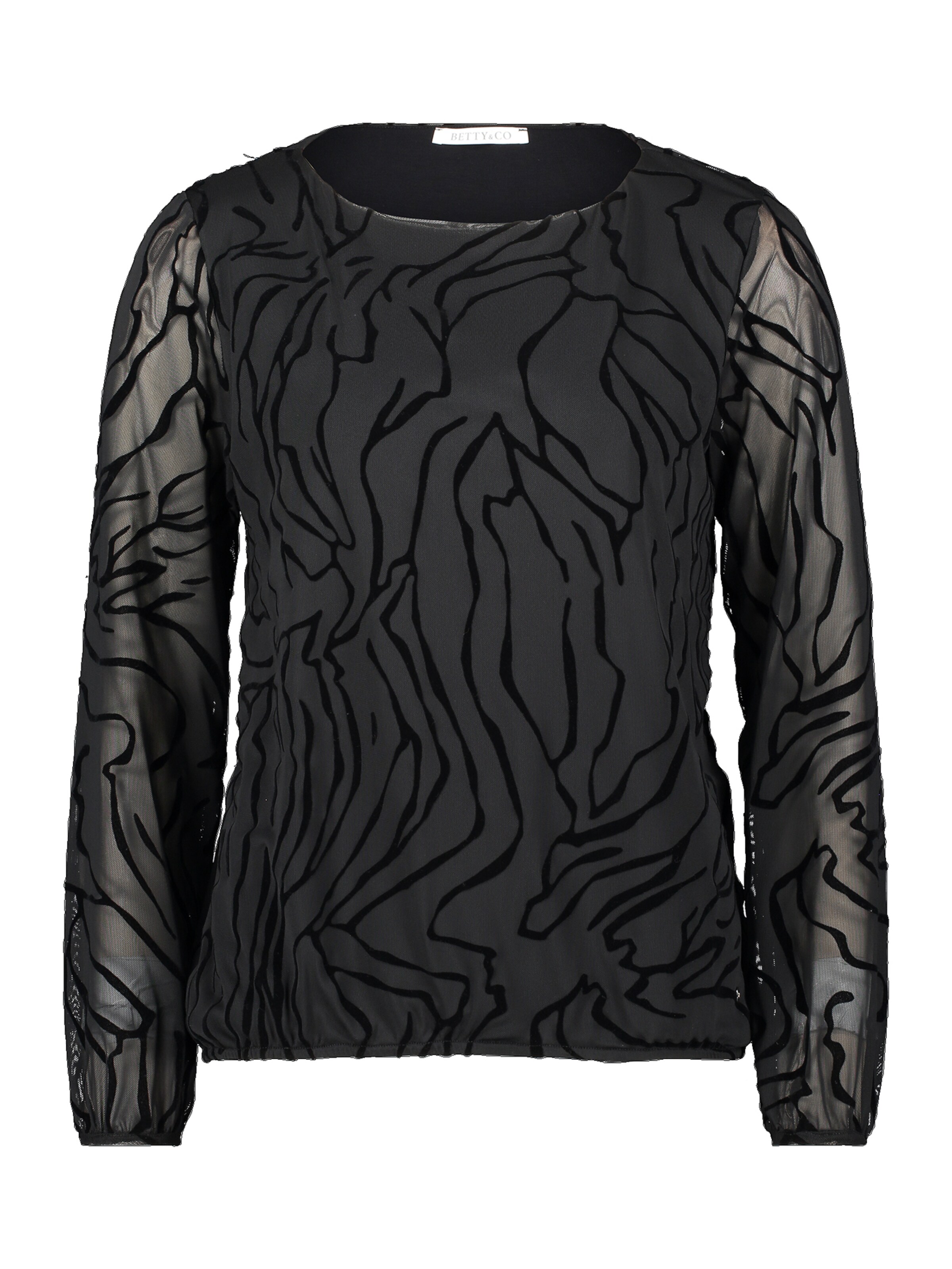 Maglietta di Betty & Co in nero: frontale