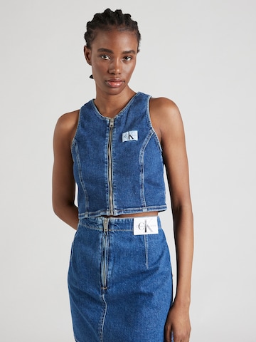 Top di Calvin Klein Jeans in blu: frontale