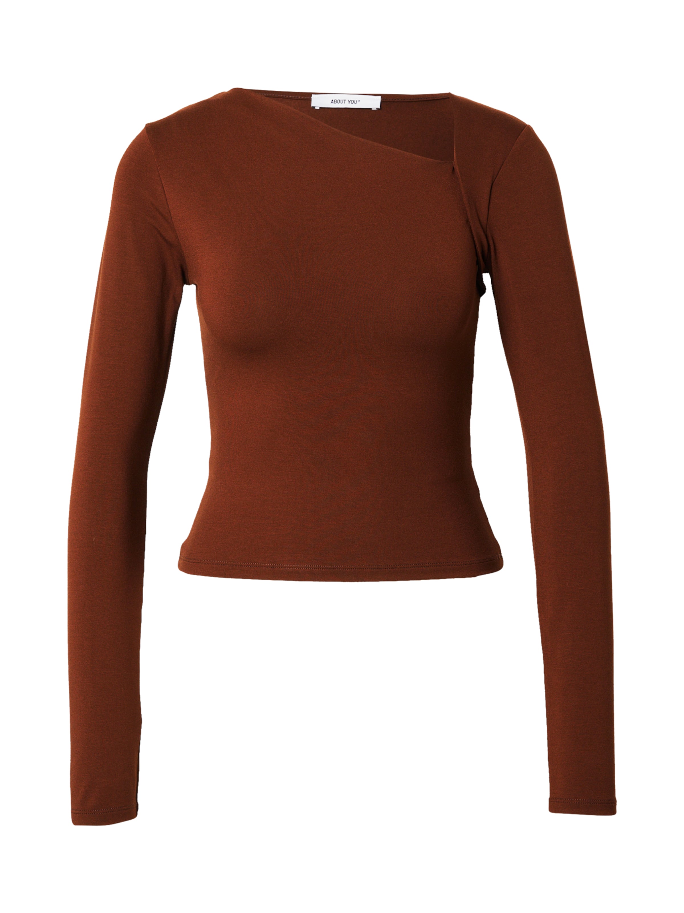 ABOUT YOU Μπλουζάκι σε καφέ: μπροστά