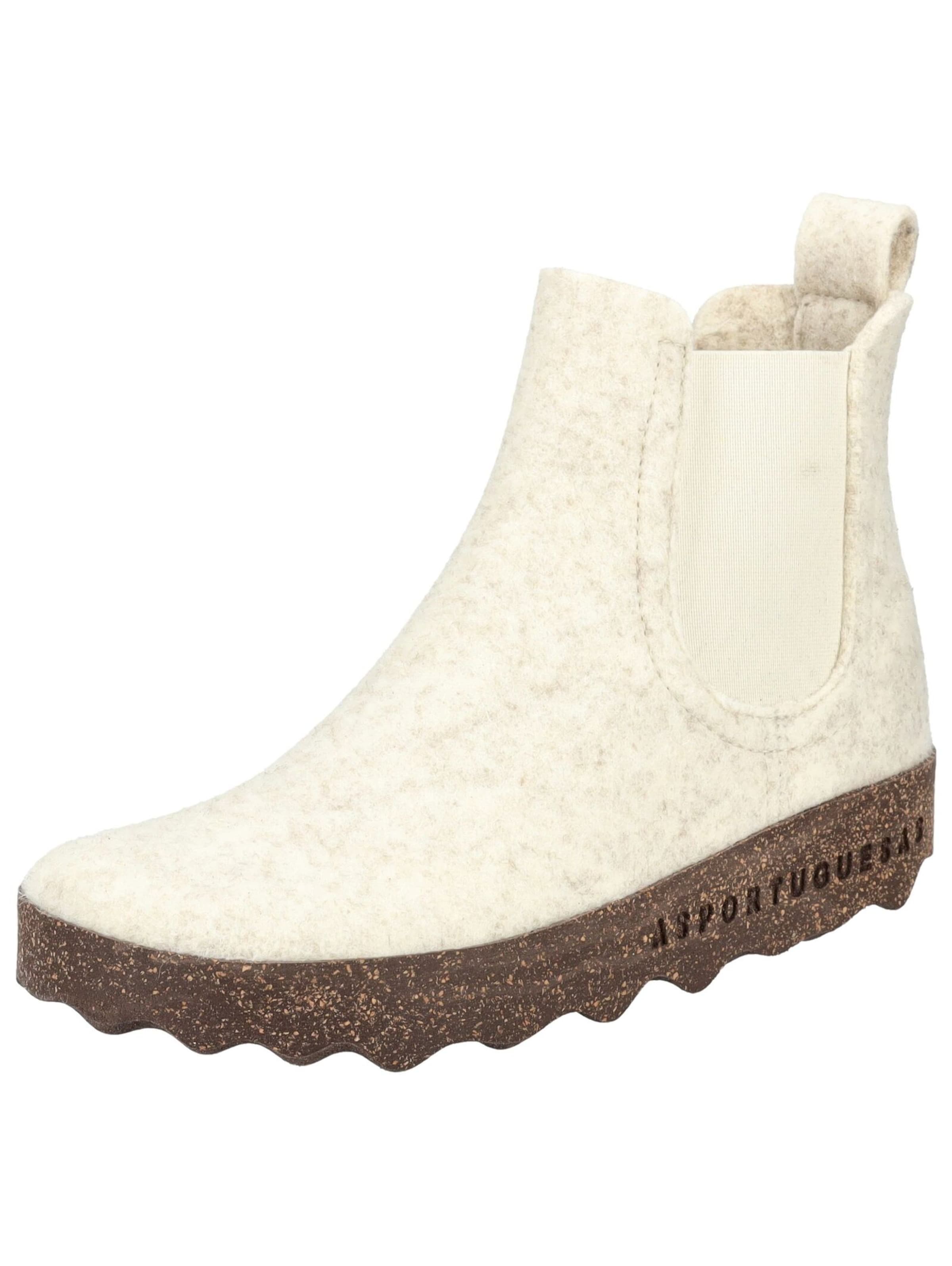 Chelsea Boots Asportuguesas en blanc : devant