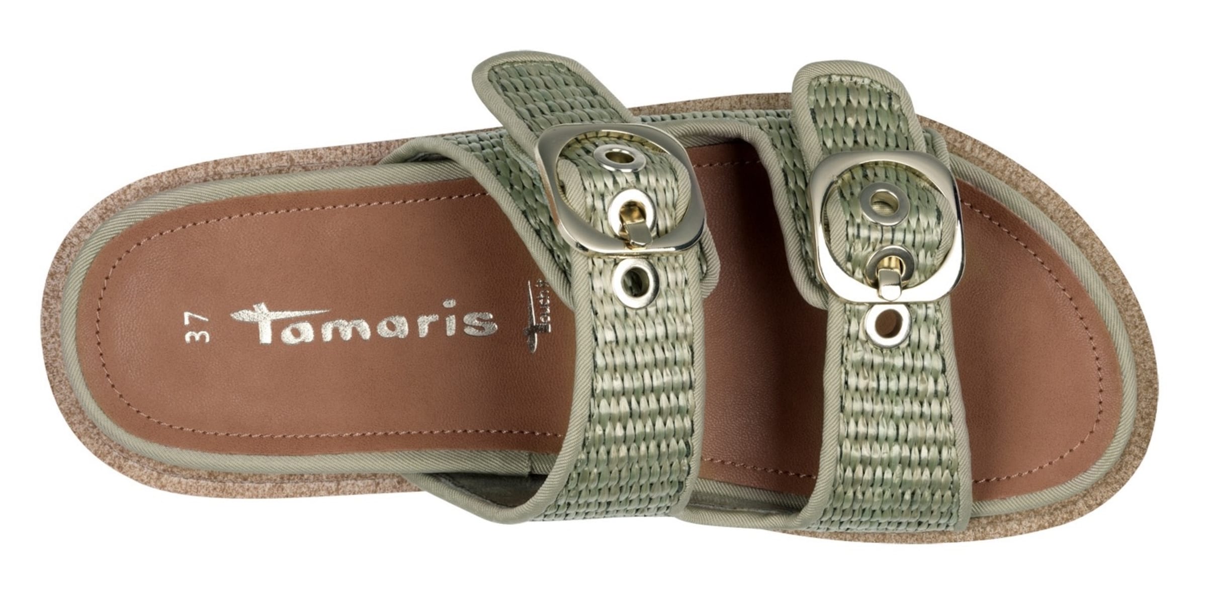 Mule Tamaris en vert