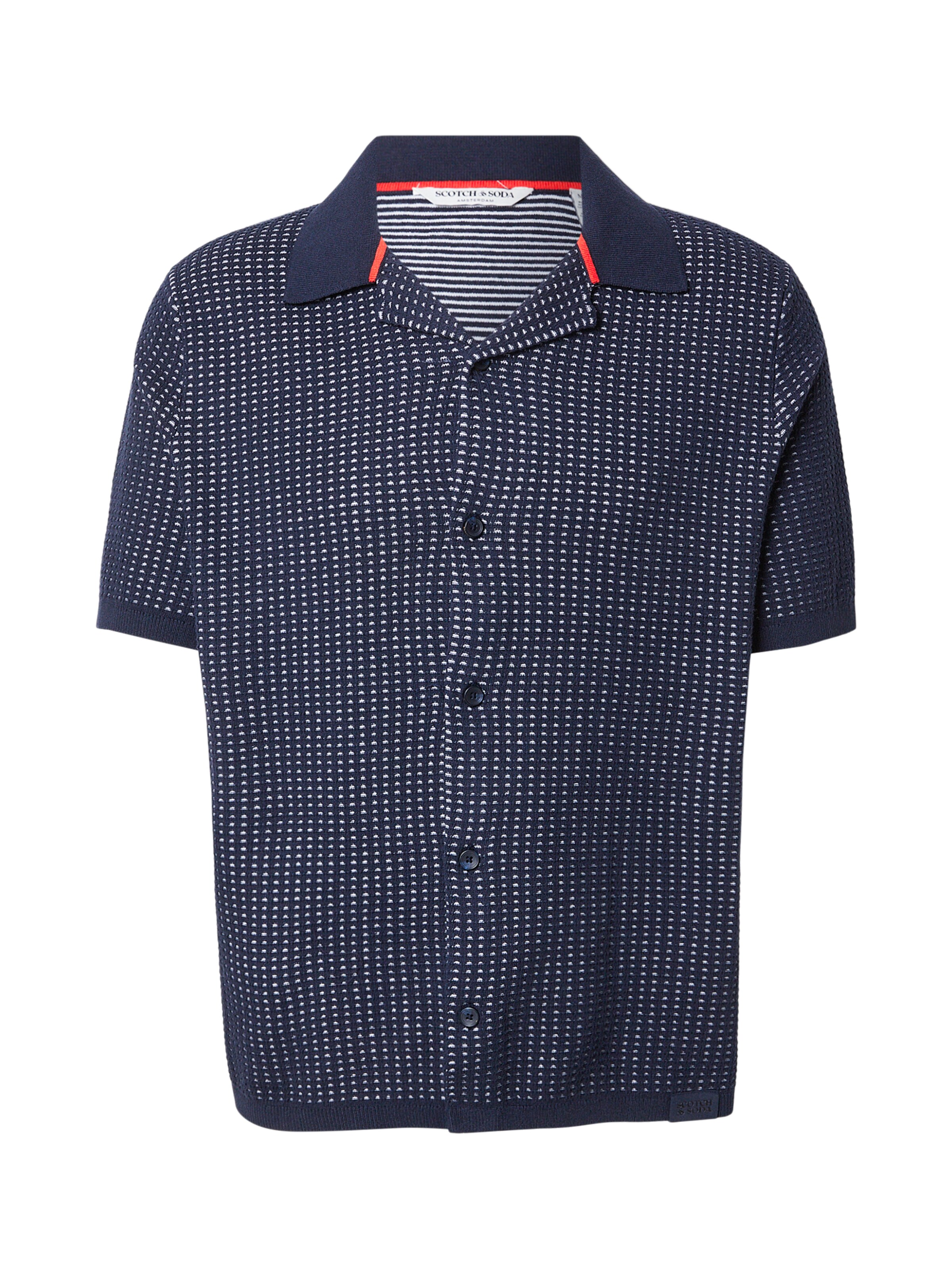 SCOTCH & SODA Knit cardigan in Black: front