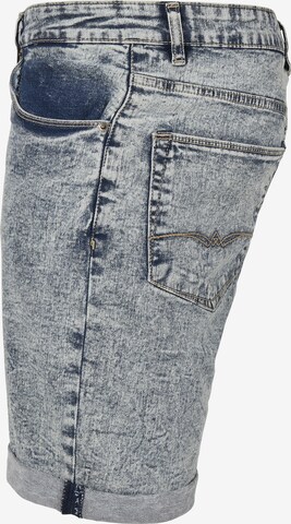 Urban Classics Slimfit Jeans i blå