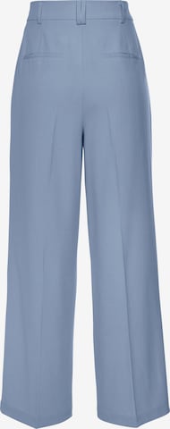 LASCANA Wide leg Trousers with creases in Blue