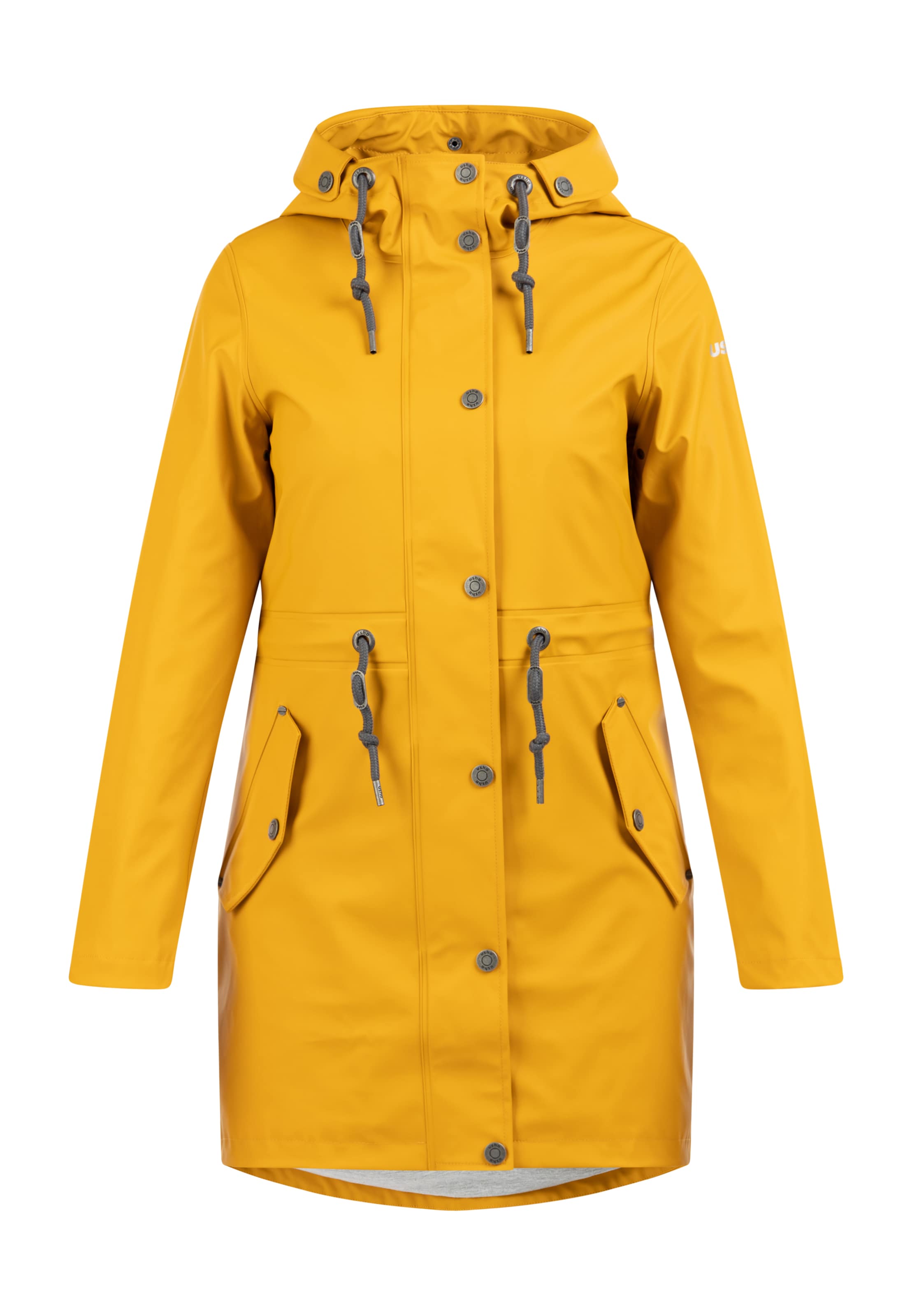 Manteau fonctionnel FELIPA en jaune : devant