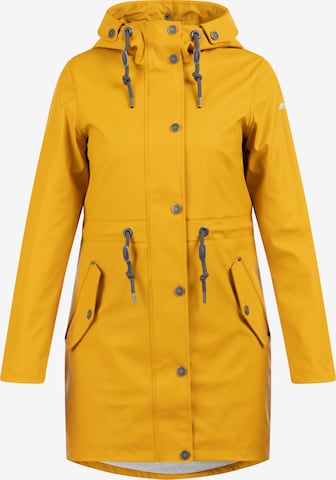 Usha Raincoat in Yellow: front
