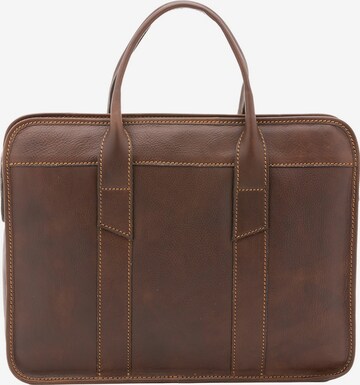 Borsa a mano 'Borsa a Mano Vera Pelle Alessia Firenze - Made in Italy' di Alessia Firenze in marrone: frontale