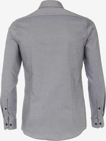 VENTI Slim fit Button Up Shirt in Grey