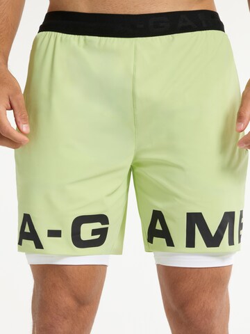 regular Pantaloni di A-Game in verde