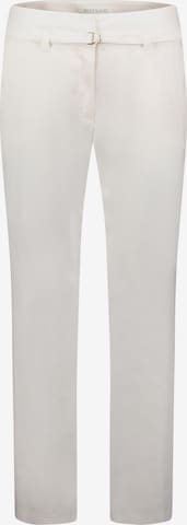Coupe slim Pantalon Betty & Co en blanc : devant