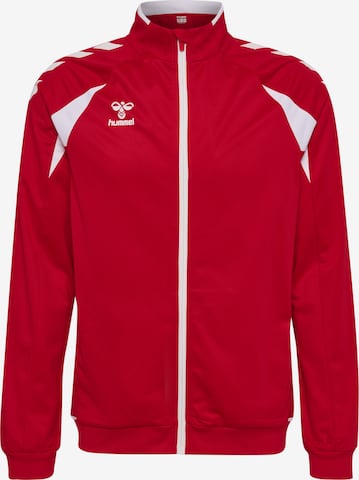 Veste de survêtement Hummel en rouge : devant
