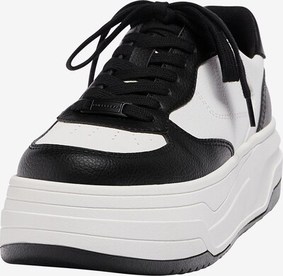 Pull&Bear Sneakers laag in de kleur Zwart / Wit, Productweergave