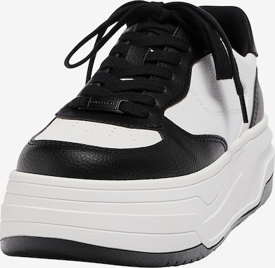 Sneaker low Pull&Bear pe negru / alb, Vizualizare produs