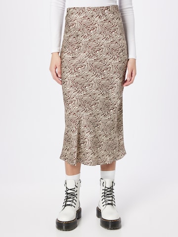 PIECES Skirt 'Juliet' in Brown: front
