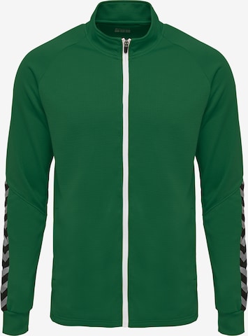 Hummel - Chaqueta de chándal en verde: frente