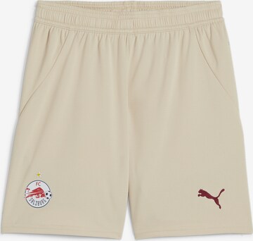 PUMA Sporthose 'FC Red Bull Salzburg 24/25' in Beige: Vorderseite