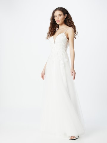 MAGIC BRIDE - Vestido de noche en beige: frente