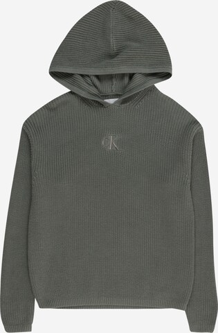 Calvin Klein JeansPulover - zelena boja: prednji dio