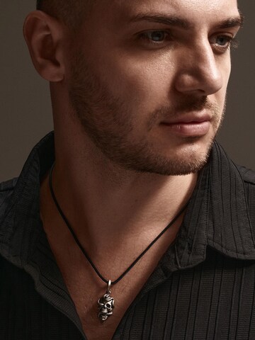 Pendentif 'SKULL AND SNAKE' REYTEL en argent
