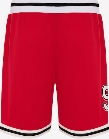 Redbridge Regular Workout Pants in Red