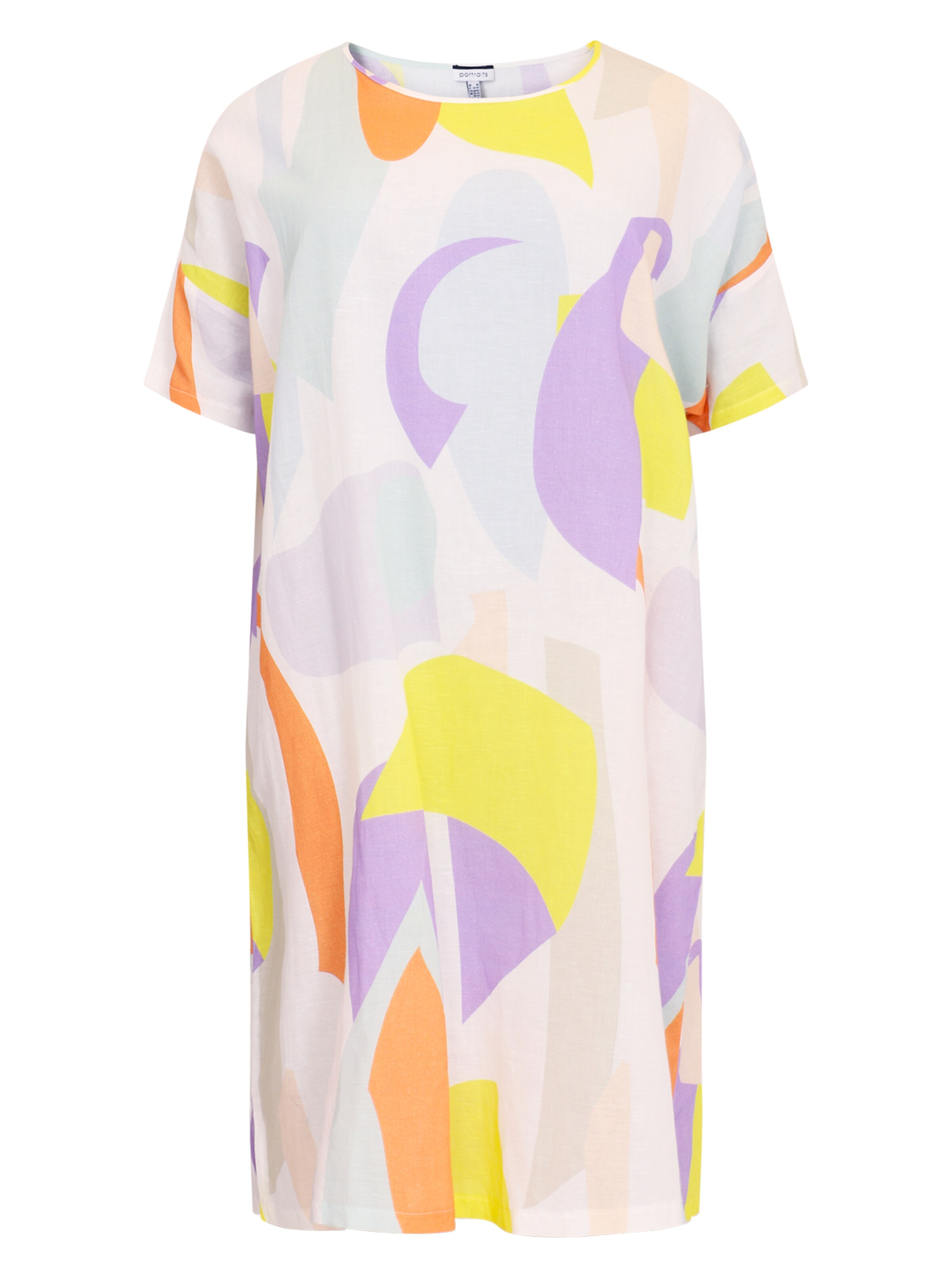 YOEK Dress ' Flowly ' in Mixed colours: front