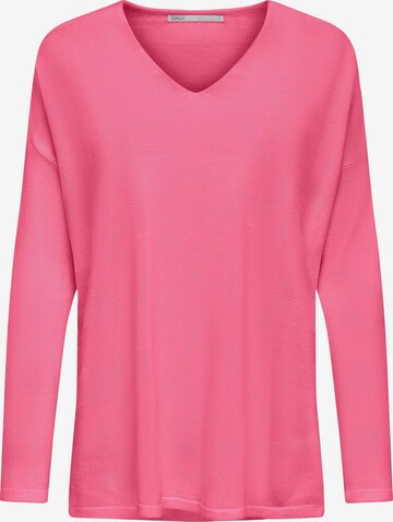 ONLY Sweater 'Amalia' in Pink: front