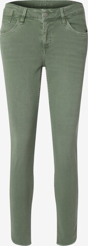 Blue Fire Jeans 'Chloe' in Groen: voorkant