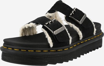 Dr. Martens Pantolette 'Myles' i svart: framsida