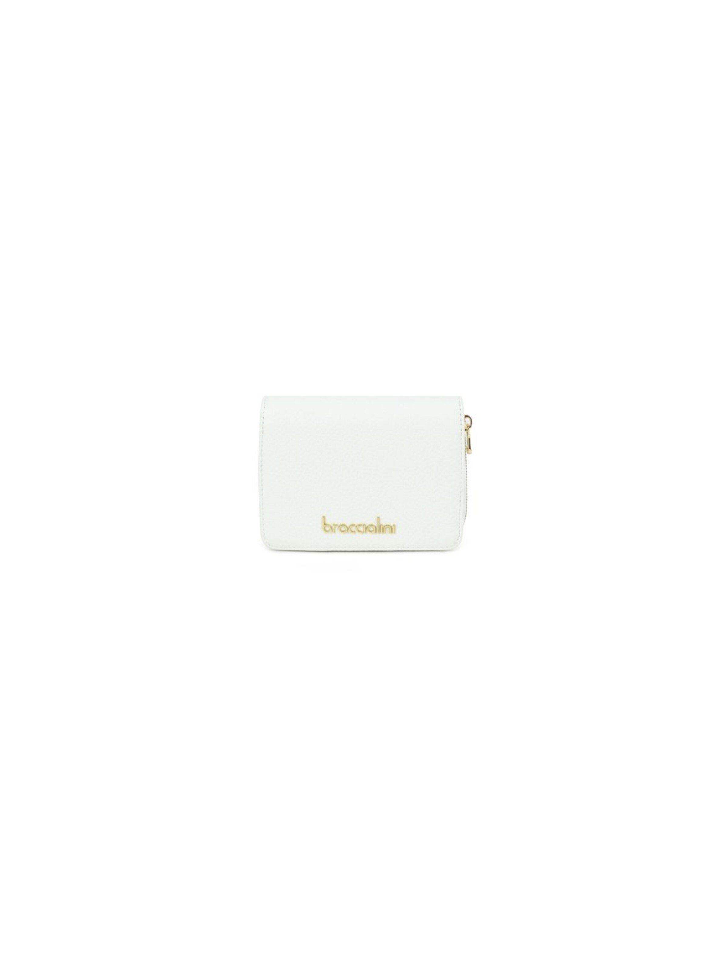 Braccialini - Cartera 'Basic' en blanco: frente