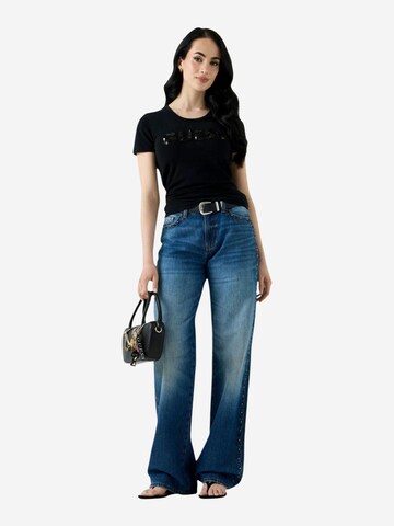 Maglietta 'W5GI17 J1314' di GUESS in nero