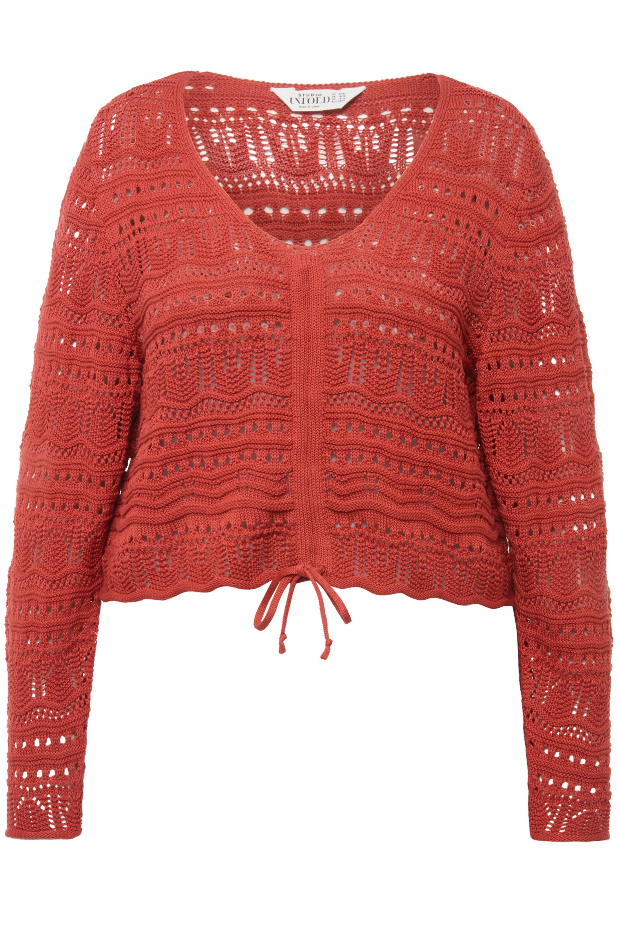 Studio Untold Pullover in Rot: Vorderseite