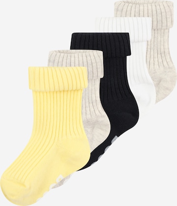 Chaussettes BOSS Kidswear en beige : devant