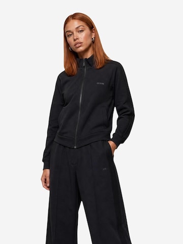 GUESS Sweatshirt 'LYRA HIGH NECK FULL V6YQ15 K4305' in Black: front
