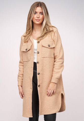 Cloud5ive Tussenmantel in Beige: voorkant