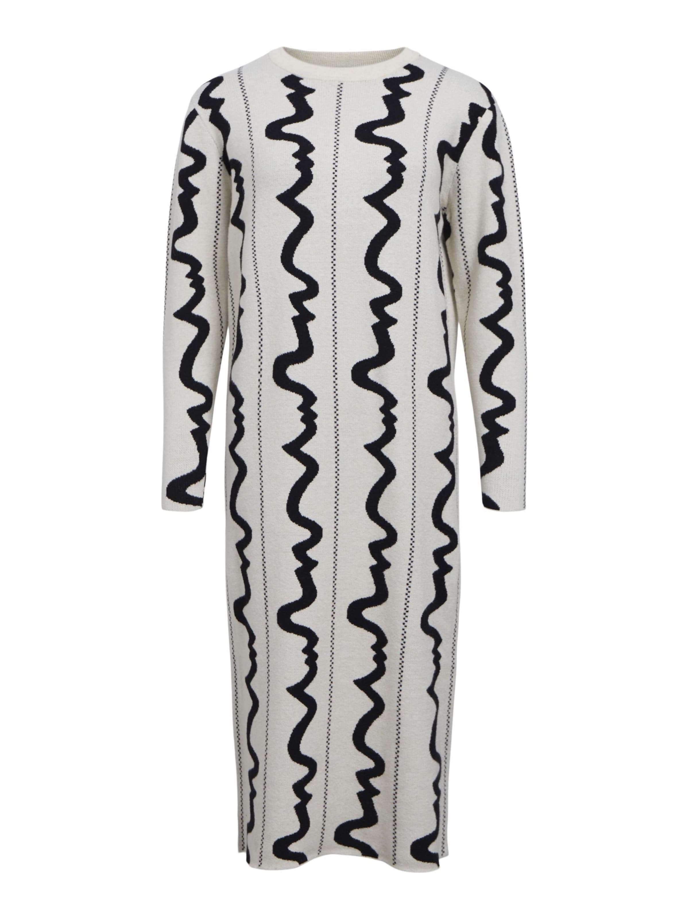 OBJECT Strikkjole 'OBJRay' i hvid: forside