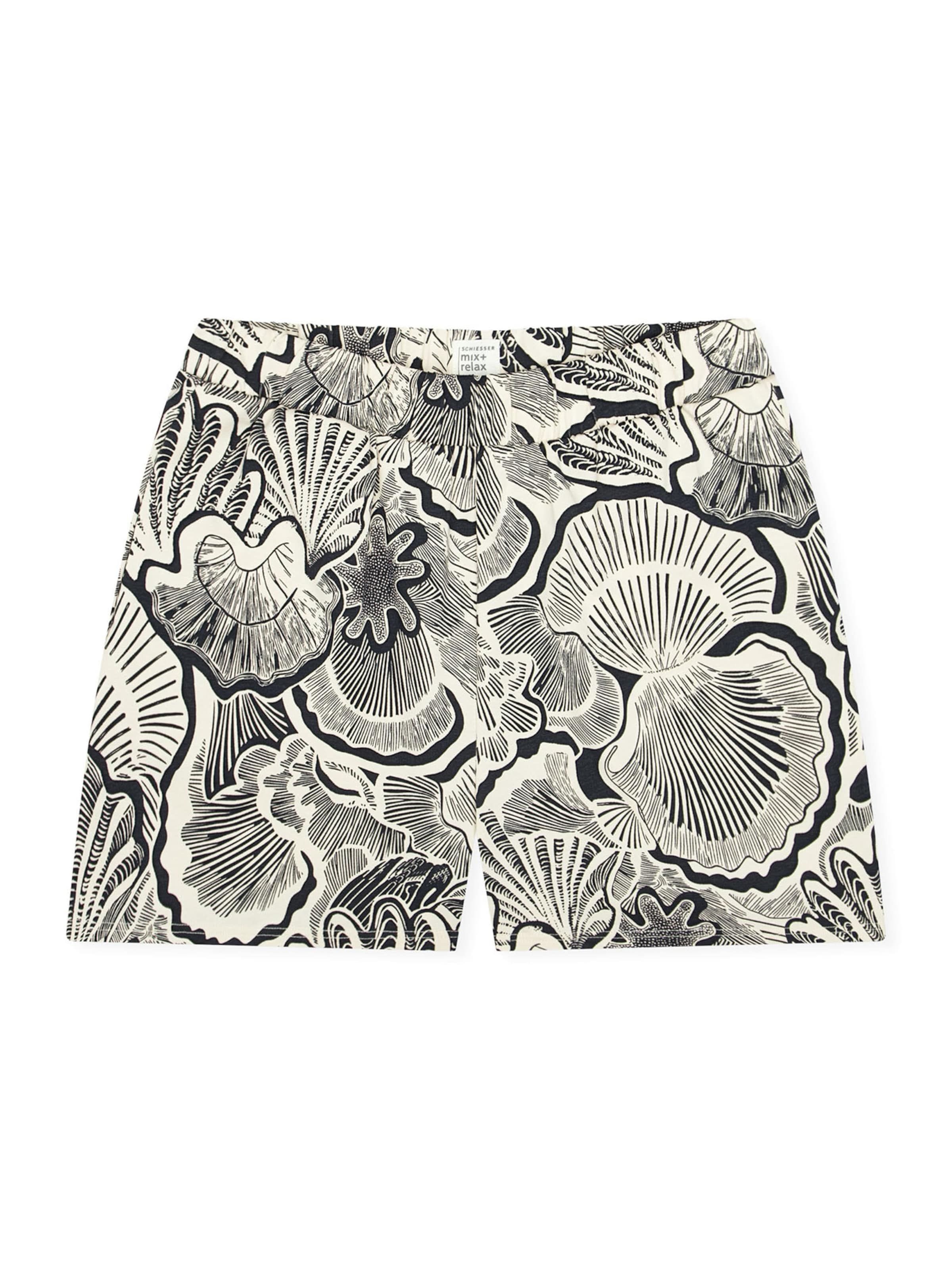 Pantalon de pyjama 'Mix Relax' SCHIESSER en beige : devant