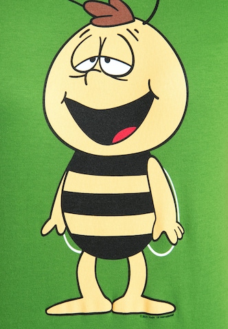 LOGOSHIRT T-Shirt 'Die Biene Maja - Willi' in Grün