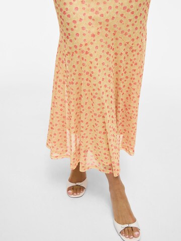 Robe 'VISINE' VILA en jaune
